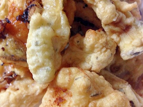 白身魚のフリッターにんにくソースがけ レシピ 作り方 By 子リスの台所 楽天レシピ
